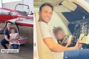 Piloto morto em queda de avi&atilde;o em Campo Grande deixa filha pequena: 'minha riqueza'