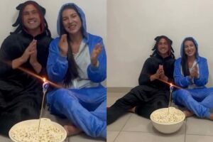'A saudade ser&aacute; eterna': esposa de piloto compartilha mensagem de f&eacute; na despedida (v&iacute;deo)