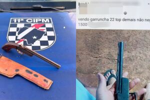 Morador do Noroeste anuncia arma por R$ 1,5 mil nas redes sociais e acaba preso