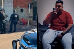 Jovem &eacute; baleado enquanto estava com av&ocirc; em cal&ccedil;ada e morre em hospital de Nova Andradina (v&iacute;deo)