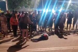 Familiares foram gravados orando pela vida de jovem baleado no Noroeste (v&iacute;deo)