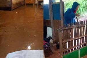 Temporal invade barraco e fam&iacute;lia perde cama, fog&atilde;o e roupas das crian&ccedil;as no Noroeste (v&iacute;deo)