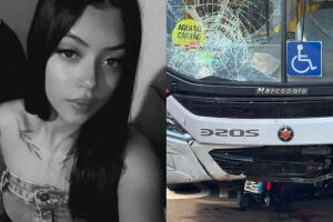 Motociclista atropelada por &ocirc;nibus do transporte coletivo morre em Campo Grande (v&iacute;deo)