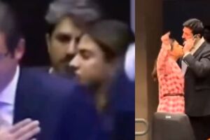 Golpe baixo e dedo na cara