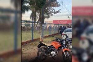 Candidata cita pol&iacute;cia e discuss&atilde;o no local 