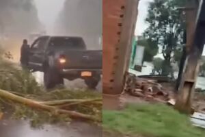Temporal chega em MS e tempestade com granizo atinge Antonio Jo&atilde;o (v&iacute;deo) 