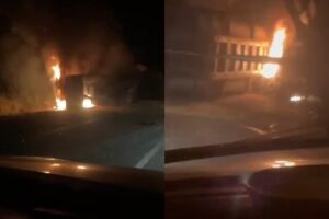 Sete pessoas morreram queimadas durante acidente na MS-386; crian&ccedil;as est&atilde;o entre as v&iacute;timas (v&iacute;deo)