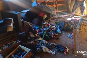 'Perdi roupa, fralda, tudo': M&atilde;e pede ajuda ap&oacute;s inc&ecirc;ndio destruir parte de casa no Santo Ant&ocirc;nio
