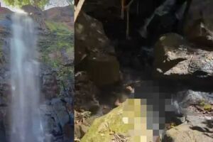 Homem &eacute; encontrado morto e amarrado na Cachoeira do Inferninho