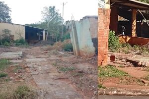 Casa abandonada vira ponto de usu&aacute;rios de drogas e assusta moradores no Silvia Regina (v&iacute;deo)