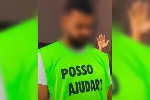 Suspeito fugiu ao ser descoberto