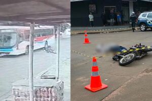 C&acirc;meras flagraram acidente que matou motociclista no Vida Nova (v&iacute;deo)