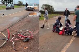 Ciclista &eacute; atropelado e morre em Anel Vi&aacute;rio de Dourados 