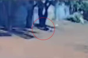 C&acirc;meras registram briga antes de homem ser esfaqueado e morrer no Guanandi II (v&iacute;deo)