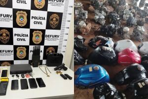 Homem utilizava passagem secreta para esconder motos furtadas em Campo Grande (v&iacute;deo)