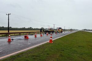Motociclista morre em acidente na BR-163 em Rio Brilhante