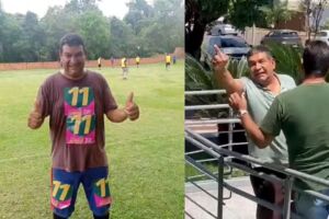 Charup&aacute; faz discursos agressivos