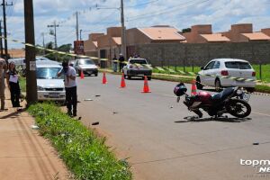 Idosa &eacute; atingida por moto enquanto caminhava no Santa Em&iacute;lia e morre a caminho da UPA (v&iacute;deo)