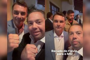 Rodolfo Nogueira articula visita de Fl&aacute;vio Bolsonaro em MS no segundo turno (v&iacute;deo)