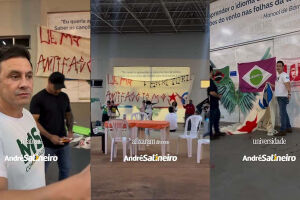 Andr&eacute; Salineiro questiona manifesta&ccedil;&atilde;o de esquerda dentro da UEMS em Campo Grande (v&iacute;deo)