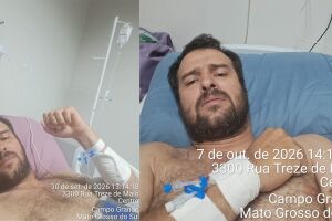 Motociclista que caiu em c&oacute;rrego espera h&aacute; mais de 1 m&ecirc;s por retorno de cirurgia no p&eacute; na Santa Casa
