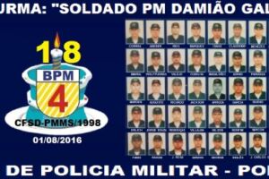 Turma PM Damião Galdino de Moura completa 18 anos de formação