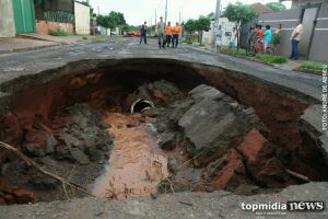 Prefeitura não tem prazo para acabar com buracão do Nova Lima