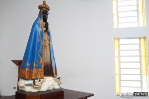 No dia da padroeira do Brasil, católicos de Campo Grande homenageiam Nossa Senhora Aparecida