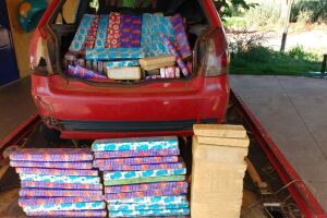 PRF apreende quase 400 kg de maconha e recupera veículo em MS