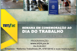 TRT/MS promove atividades gratuitas em comemoração ao Dia do Trabalho