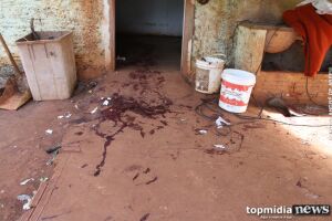 Marcas de sangue foram encontradas em todos cômodos da casa do caseiro