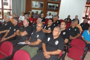 Agentes durante curso de formação