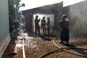 Casa de idosos é destruída por incêndio em MS