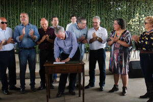 Em Miranda, presidente Temer anuncia recursos para recuperação do Taquari
