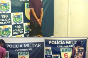 Polícia Militar de Corumbá intensifica patrulhamento e captura três homens