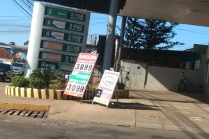 Reajuste faz gasolina chegar a R$ 3,99 em Campo Grande; menor preço é R$ 3,64