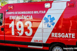 Corpo de Bombeiros encaminhou a vítima até a UPA