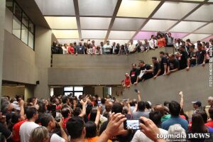 Professores e sindicalistas protestaram contra a reforma