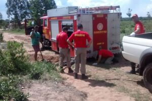 Militares tiveram de socorrer a própria viatura