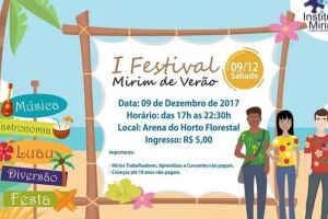 Instituto Mirim promove 1º festival de verão