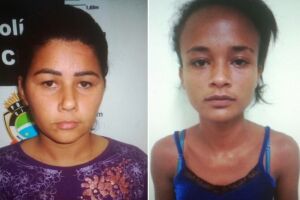 Daiane e Thays serraram o cadeado e fugiram da cadeia