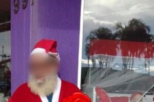 Jovem denuncia em rede social suposto Papai Noel que teria tentando beijar criança a força