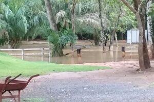 Balneário ficou alagado