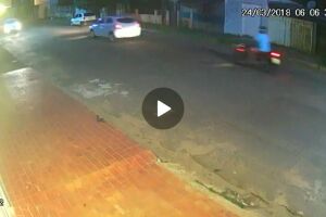 VÍDEO: Bandidos tentam assaltar filha de vereador em Campo Grande