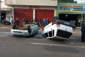 Motorista na contramão causa acidente e dois morrem no centro de Campo Grande