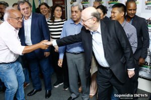 Ex-ministro se reúne com prefeitos do MDB em MS