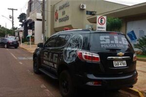 Viatura policial faz ronda em Paranhos um dia depois do atentado contra o prefeito