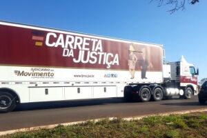 Carreta da Justiça inicia atendimentos em Santa Rita do Pardo