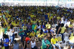 Onda verde e amarela toma conta da Capital e torcedores apostam em vitória brasileira