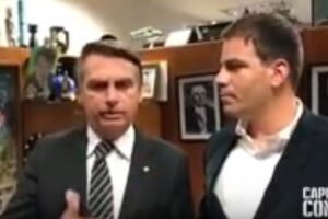 Bolsonaro grava vídeo em apoio a pré-candidato de MS; assista